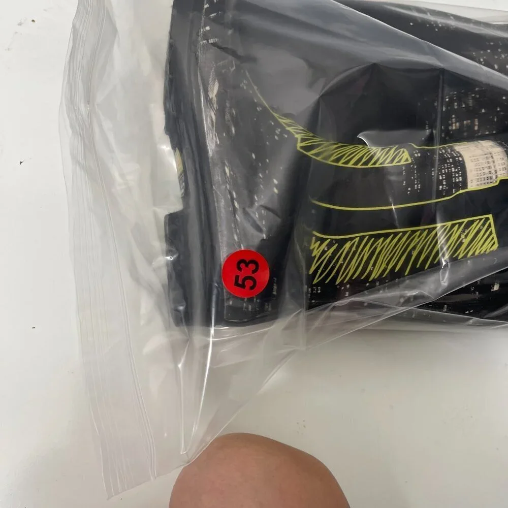 Capelli New York City 6 Black & Yellow Rubber Skyscraper Mid-Calf Rain Boots